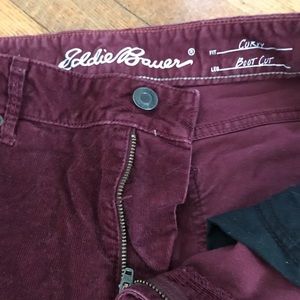 TALL womens 10 maroon chords
